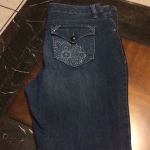 Code bleu soleil curvy bootcut Sz 10